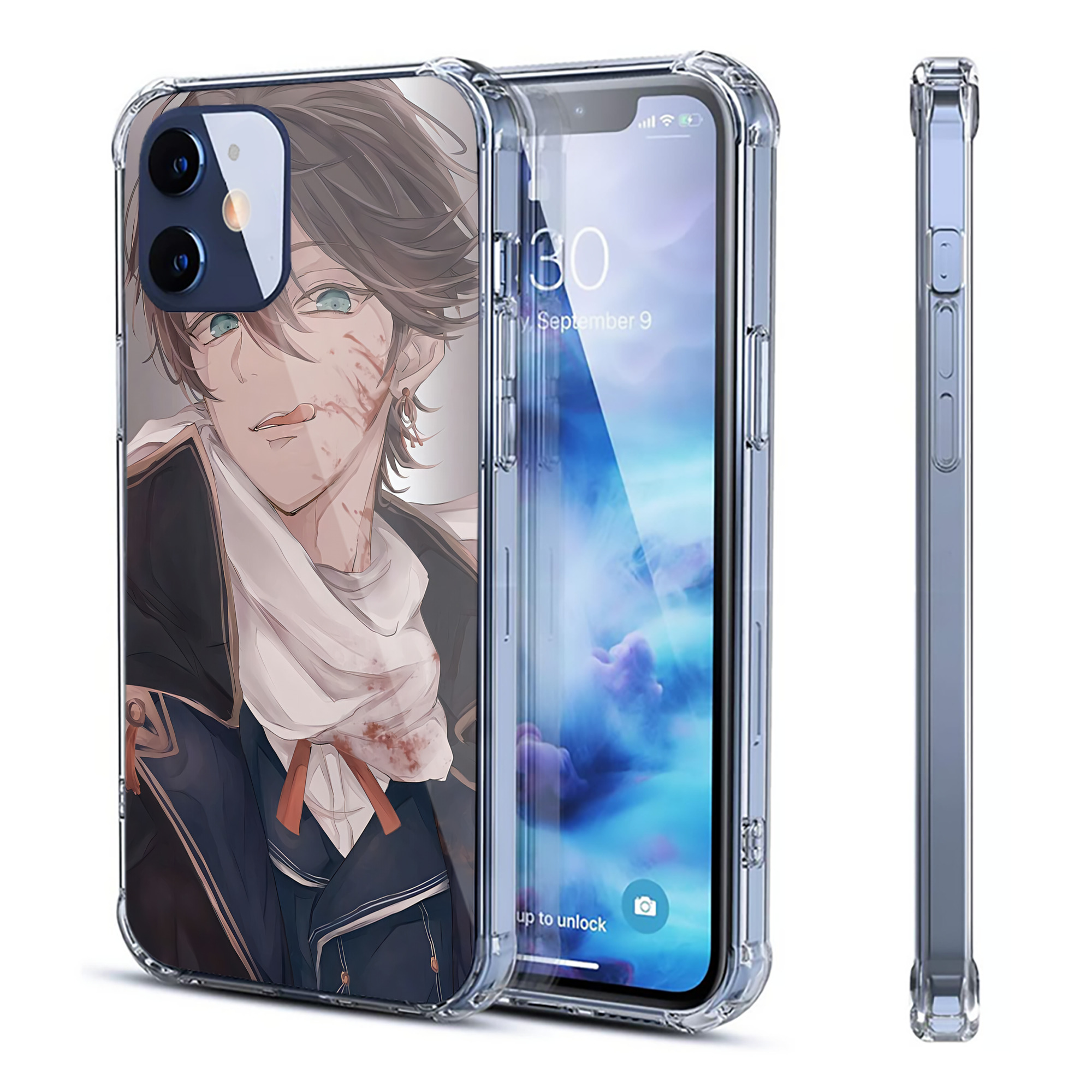（画像用） 刀剣乱舞 Touken Ranbu 【iPhone 12シリーズ対応】透明スマホケース（クリアソフトケース）